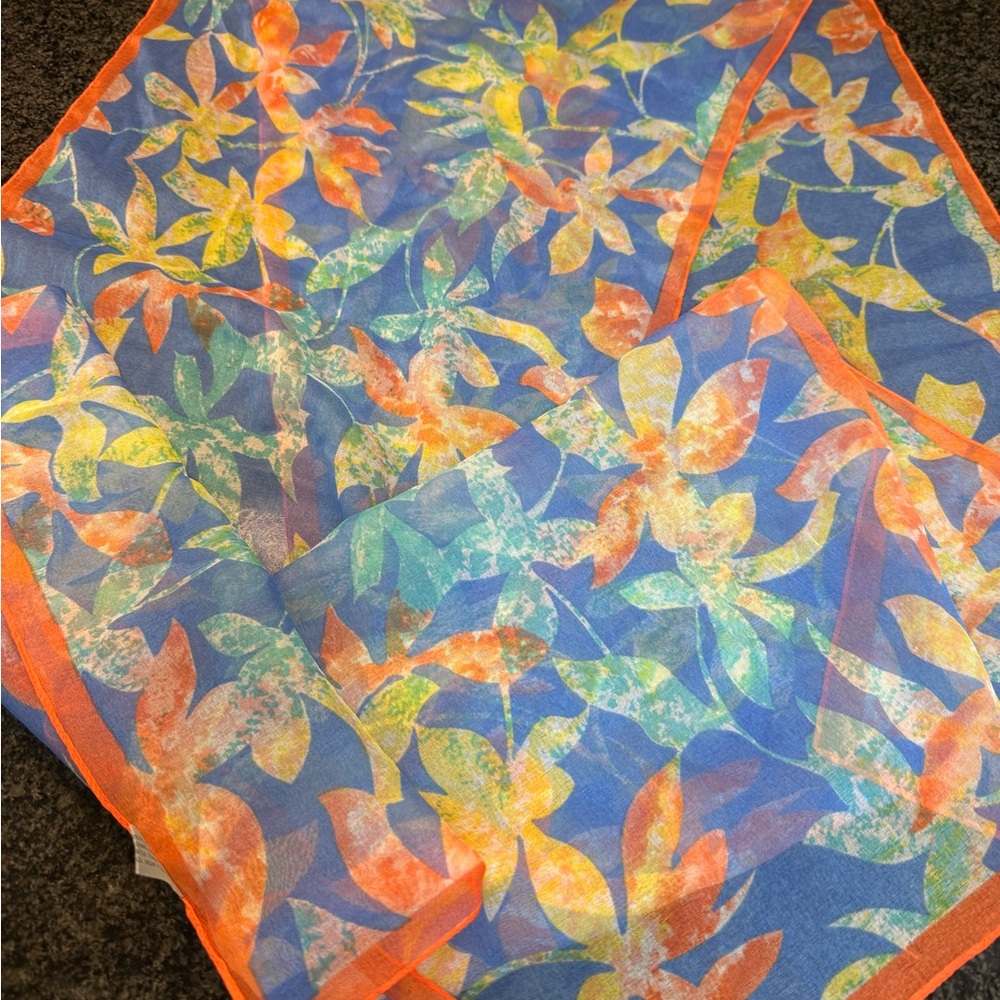 Tres-Elle Scarf Made in Italy Women Vintage - Picture 8 of 10